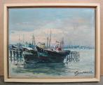Walter JONCKHEERE,  in de haven van Zeebrugge, Antiek en Kunst, Ophalen of Verzenden