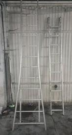 Ladder 2delig, Doe-het-zelf en Bouw, Ladders en Trappen, Ophalen of Verzenden, Zo goed als nieuw, Ladder