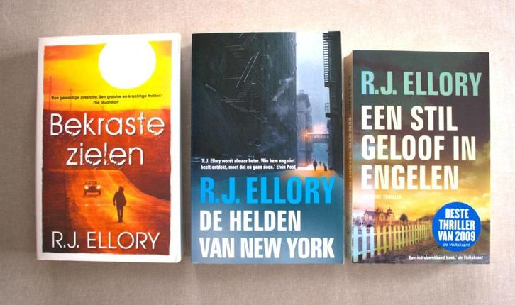Thrillers: R.J. Ellory. (set van 3 : €9), Livres, Thrillers, Comme neuf, Amérique, Enlèvement ou Envoi