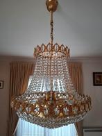 Mooie kristallen kroonluchter, Huis en Inrichting, Lampen | Kroonluchters, Ophalen, Gebruikt