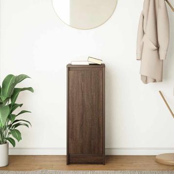 Dressoir 29,5x34x76 cm bewerkt hout bruin eikenkleurig beschikbaar voor biedingen