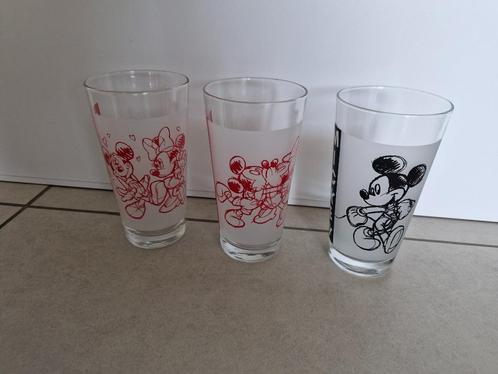 glazen Minnie en Mickey Mouse €5 per stuk, Verzamelen, Disney, Zo goed als nieuw, Servies, Mickey Mouse, Ophalen of Verzenden