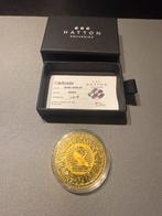 Bitcoin verguld met een laagje 24-karaats goud., Timbres & Monnaies, Enlèvement, Or