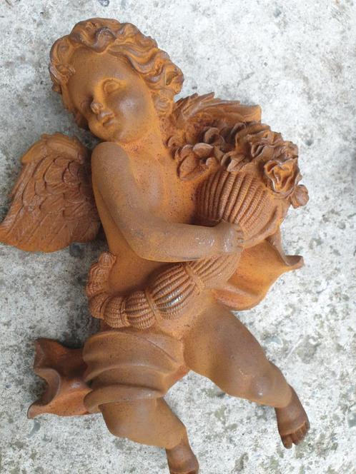 engel van gietijzer, Tuin en Terras, Tuinwanddecoratie, Nieuw, Ophalen of Verzenden