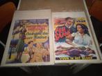 Lot retro mooi bewaarde originele filmposters jaren 50/60, Verzamelen, Posters, Zo goed als nieuw, Ophalen