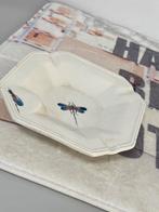 Vintage keramiek grote asbak libelle 23 centimeter wit, Antiek en Kunst, Ophalen of Verzenden