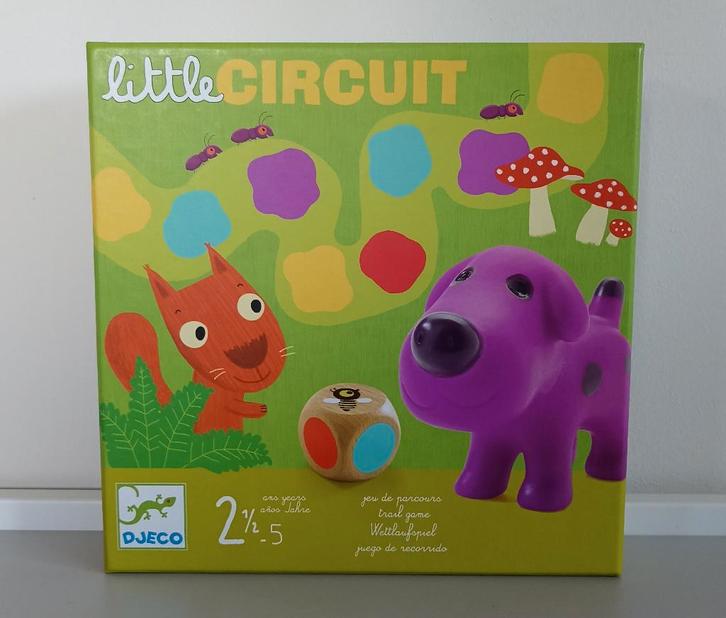 Jeu de société - Little Circuit - DJECO, Hobby en Vrije tijd, Gezelschapsspellen | Bordspellen, Gebruikt, Een of twee spelers