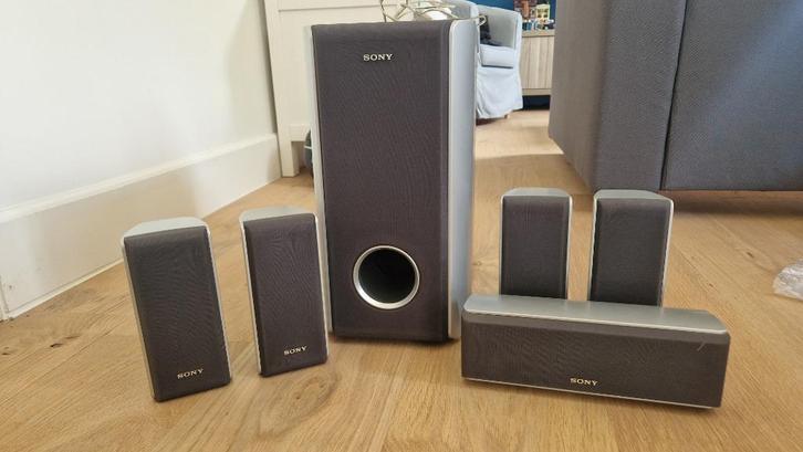 Sony surround speakers SS-MSP600SR SS-CNP600 SS-WMSP600, Audio, Tv en Foto, Luidsprekerboxen, Gebruikt, Complete surroundset, Sony