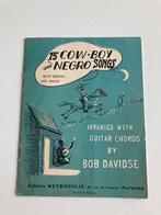 Boekje : " 15 Cow-boys and negro songs " by Bob Davidse, Ophalen of Verzenden, Gelezen, Bob Davidse, Personen