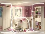 Prinsessen slaapkamer kinderen/tiener, Huis en Inrichting, Slaapkamer | Complete slaapkamers, Ophalen, Gebruikt, Eenpersoons, Prinsessen, kinder/tiener