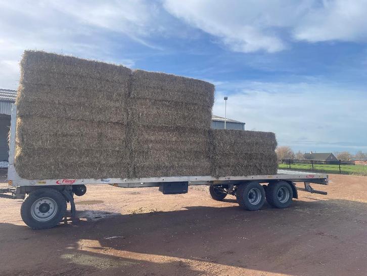Kwaliteit hooi ronde en platte balen, Animaux & Accessoires, Nourriture pour Animaux, Autres espèces, Enlèvement ou Envoi