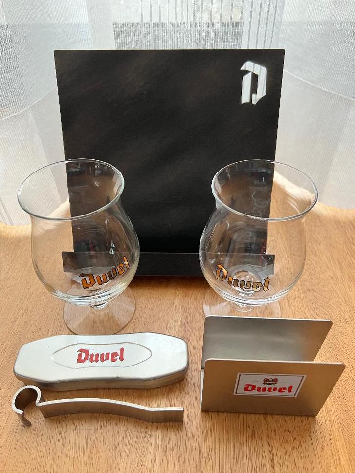 Duvel cadeau pakket, Verzamelen, Biermerken, Zo goed als nieuw, Glas of Glazen, Duvel, Ophalen