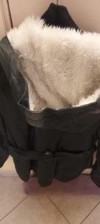 Manteau femme noir avec fourrure blanche So Sweet. Cuir.Nouv, Vêtements | Femmes, Noir, Taille 42/44 (L), So Sweet, Enlèvement ou Envoi