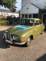 2x SAAB 96 (50 jaar jong), Auto's, Voorwielaandrijving, Stof, Beige, Blauw