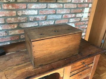 Coffre-fort ancien en bois, Antiquités & Art, Enlèvement
