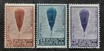 België: OBP 353/55 ** Ballon Piccard 1932., Postzegels en Munten, Postzegels | Europa | België, Orginele gom, Ophalen of Verzenden