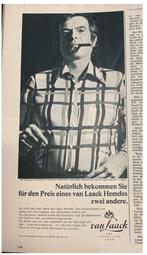 Marcel Broodthaers, VAN LAACK SHIRTS 1971, Antiek en Kunst, Verzenden