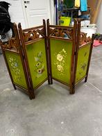 Prachtige scherm hand geschilderd bloemen, Ophalen of Verzenden