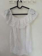 Wit bloesje, Kleding | Dames, Ophalen of Verzenden, Zo goed als nieuw, Maat 36 (S), Wit