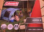 Coleman Aspen 4 tenten, Ophalen, Zo goed als nieuw, Tot en met 4