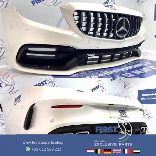 A205 C205 C63 FACELIFT AMG PAKKET WIT/ZWART/GRIJS COMPLEET M, Auto-onderdelen, Carrosserie, Bumper, Mercedes-Benz, Voor, Achter