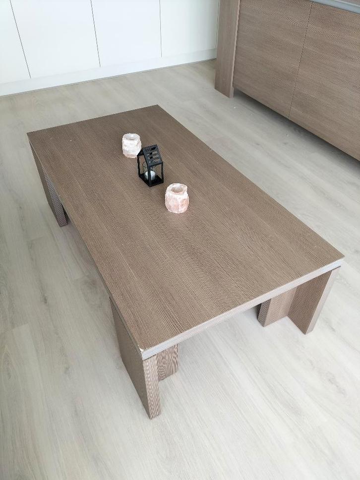 Woon-en slaapkamer meubelen lariksmotief taupe lariksmotief, Huis en Inrichting, Complete eetkamers, Gebruikt, Ophalen