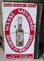 Plaque émaillée bière masse-meurisse