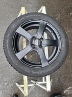 4x pneux hiver 195/55/16 + jantes alu "Dezent", Pneus hiver, 16 pouces, Enlèvement, 195 mm