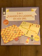 2 in 1 - Slangen en Ladders & 4x4 spel, Hobby en Vrije tijd, Ophalen of Verzenden, Nieuw