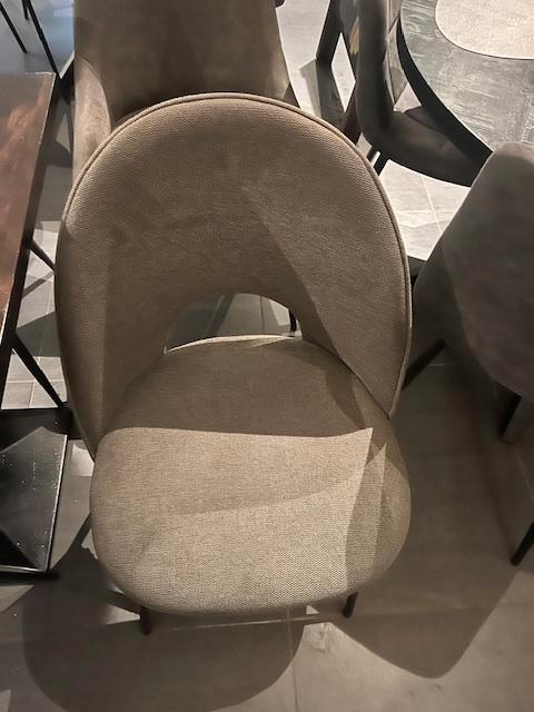 stoelen, Huis en Inrichting, Stoelen, Zo goed als nieuw, Vijf, Zes of meer stoelen, Metaal, Stof, Grijs, Ophalen