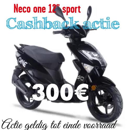 NECO  SCOOTERS CACHBACK ACTIE, Fietsen en Brommers, Scooters | Kymco, Nieuw, Ophalen