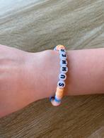 Clay beaded bracelet - summer, Nieuw, Elastiek, Verzenden