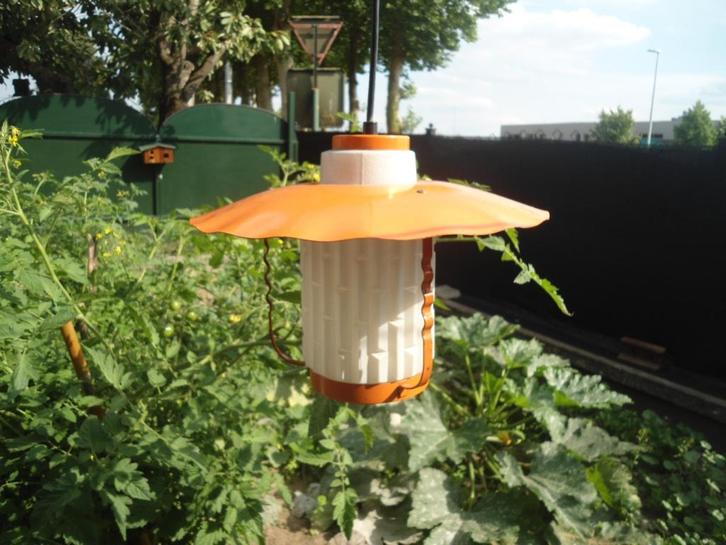 Ancienne Suspension Année 70 Métal et Verre Très bon état, Antiquités & Art, Antiquités | Éclairage, Enlèvement ou Envoi