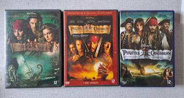 Pirates de Caraïbes : 3 DVD originaux