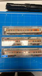 Beau set de wagons citi bahn avec eclairage, Hobby en Vrije tijd, Modeltreinen | N-Spoor, Fleischmann, Analoog, Zo goed als nieuw