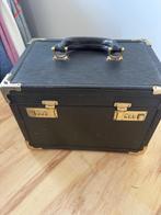 beauty case stijl LV-af te halen Wingene, Handtassen en Accessoires, Beautycases, Ophalen, Gebruikt, Zwart, Met spiegeltje(s)