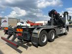 Mercedes Arocs 2636 met kraan en containersysteem 6x4, Auto's, Vrachtwagens, Automaat, Stof, Wit, Mercedes-Benz