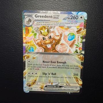 Modern Era: Greedent Ex 179/197 Obsidian Flames  beschikbaar voor biedingen