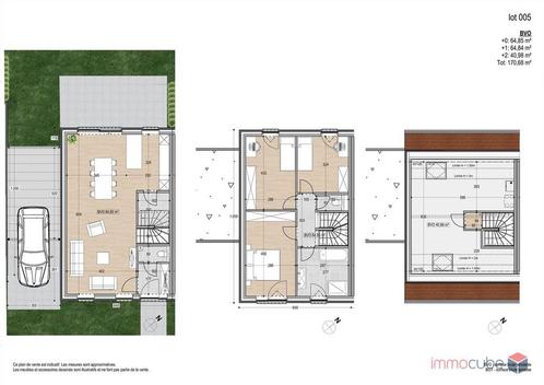 Maison à vendre à Waremme, 3 chambres, Immo, Huizen en Appartementen te koop, Vrijstaande woning