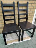 2 ikea stoelen, Huis en Inrichting, Ophalen, Gebruikt, Twee, Zwart