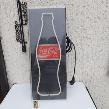 COCA-COLA SERENARI VERLICHT BORD  MADE  IN ITALY 1990 beschikbaar voor biedingen