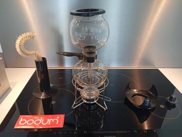 BODUM vintage glazen vacuümkoffiezetapparaat waarmee beschikbaar voor biedingen