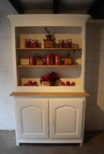 MOOIE MASSIEF EIKEN KAST / BESTAAT UIT 2 DELEN, Huis en Inrichting, Kasten | Buffetkasten, Ophalen, 100 tot 150 cm, 200 cm of meer