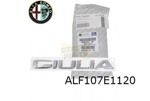 Alfa Romeo Giulia achterklepembleem tekst ''Giulia'' Origine, Autos : Pièces & Accessoires, Carrosserie & Tôlerie, Alfa Romeo
