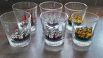 6 x glazen, Verzamelen, Glas en Drinkglazen, Overige typen, Gebruikt, Ophalen of Verzenden