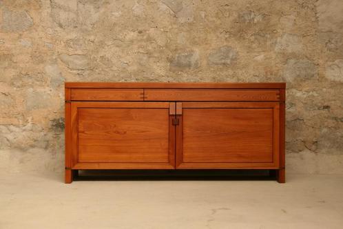 Buffet Enfilade R08 Pierre Chapo 1975 en Orme, Huis en Inrichting, Kasten | Buffetkasten, Zo goed als nieuw, Minder dan 100 cm