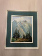 Schilderij natuur gebergte, Antiek en Kunst, Ophalen