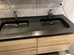 Dubbele wastafel in graniet, nieuw in de verpakking., Ophalen, 100 tot 150 cm, Nieuw, Minder dan 100 cm