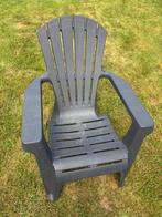 6 grote relax tuinstoelen Antraciet, Tuin en Terras, Ophalen, Zo goed als nieuw