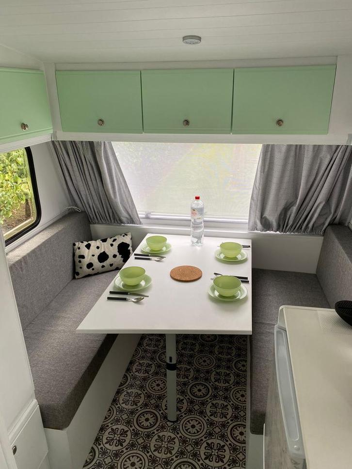 Caravelair Brasilia 375, Caravans en Kamperen, Caravans, Particulier, tot en met 4, 750 - 1000 kg, Overige, Caravelair, Dwarsbed
